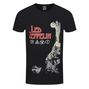 Led Zeppelin Hermit Mens Black Tshirt